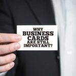 importance of business card etiquette