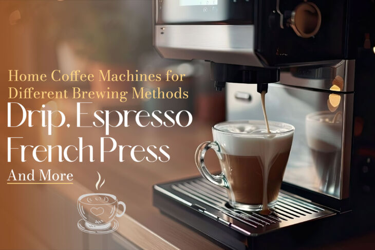 Home Coffee Machines for Different Brewing Methods: Drip, Espresso, French Press, and More