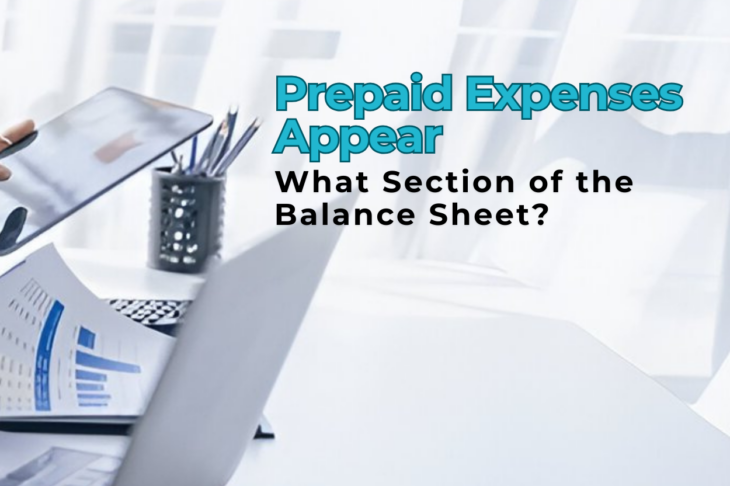 Prepaid Expenses Appear in What Section of the Balance Sheet