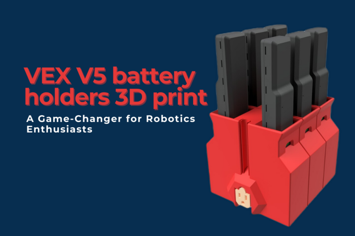 VEX V5 Battery Holders 3D Print A Game-Changer for Robotics Enthusiasts