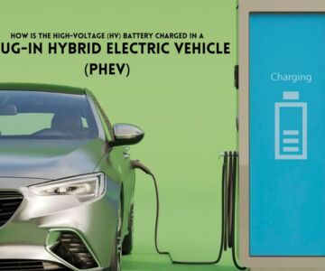 How Is the High-Voltage (HV) Battery Charged in a Plug-In Hybrid Electric Vehicle (PHEV)