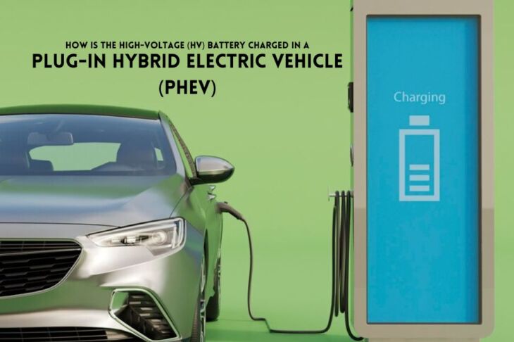 How Is the High-Voltage (HV) Battery Charged in a Plug-In Hybrid Electric Vehicle (PHEV)