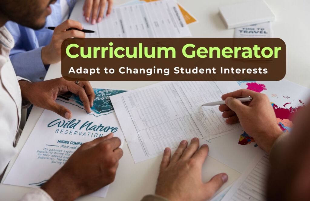 Can a Curriculum Generator Adapt to Changing Student Interests?