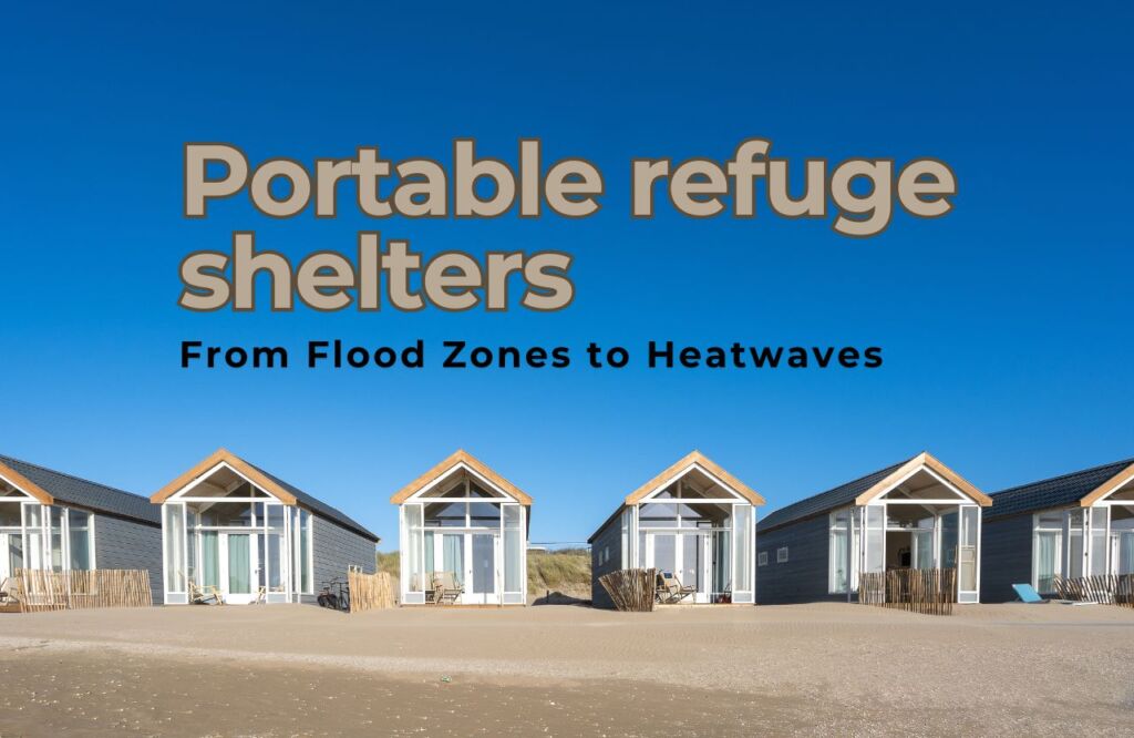 Who Needs Portable Refuge Shelters? From Flood Zones to Heatwaves