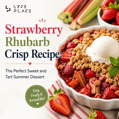 Strawberry Rhubarb Crisp Recipe